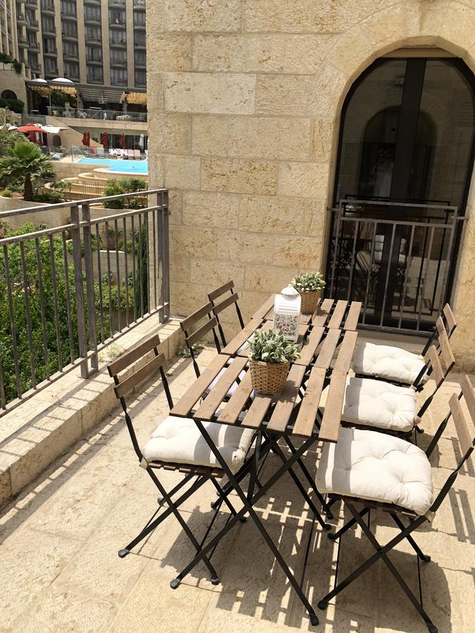 120 m2, 2 yatak odalı, 2 banyolu , Mamilla / King David bölgesinde Kudüs Dış mekan fotoğraf
