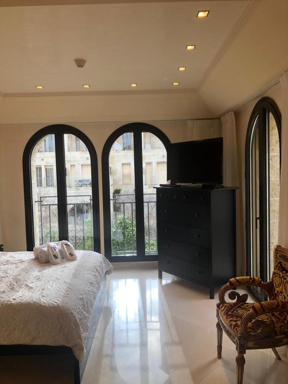 120 m2, 2 yatak odalı, 2 banyolu , Mamilla / King David bölgesinde Kudüs Dış mekan fotoğraf